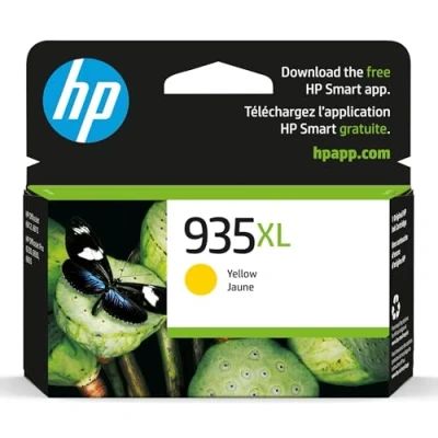 Image of HP 935XL Yellow High yield Ink Cartridge Works OfficeJet 6810; Pro 6230, 6830 Series C2P26AN