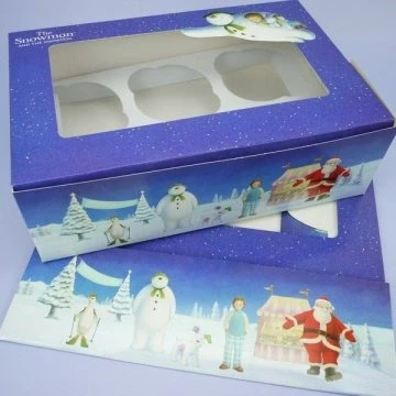 Image of Creative Party M539 Snowman and The Snowdog Cupcake Boxes 2 Pcs