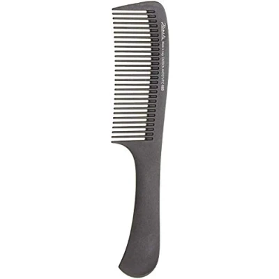 Image of Jäneke Carbon Fiber Hair Comb, 22.5 cm, Professional Handle Anti static, Heat Resistant, Wide Teeth, Ideal for Hairdressing, Coloring, Styling