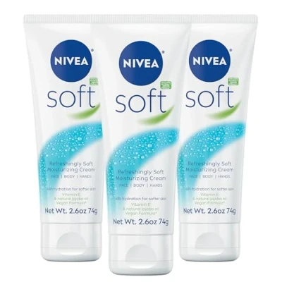 Image of Nivea Soft Moisturizing Creme, 2.6 Ounce (Pack of 3) by