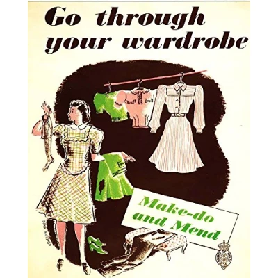Image of Go Through Your Wardrobe Metal Wall Sign 6x8 Inches Plaque Vintage Retro Poster Art Picture Print