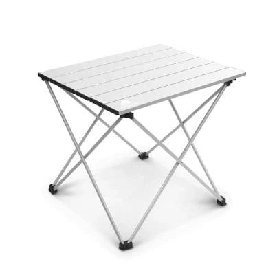 Image of Voyager Camping Table Foldable Outdoor with Adjustable Height, Extra Storage, Quick Setup, Lightweight &amp; Durable Compact for Camping, Picnic Travel small 37x31x34cm