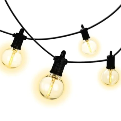 Image of Valiant String Lights 7.5m with 25 LED Bulbs for Outdoor and Indoor Use, Warm White