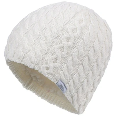 Image of Trespass Womens/Ladies Kendra Beanie Hat (One Size) (White)