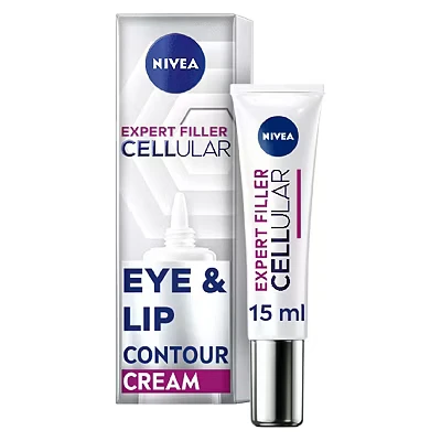 Image of NIVEA Hyaluron Cellular Filler Anti Age Eye Cream (15 ml), Moisturising Ageing for Area, Powerful Hyaluronic Acid Wrinkles and Dark Circles