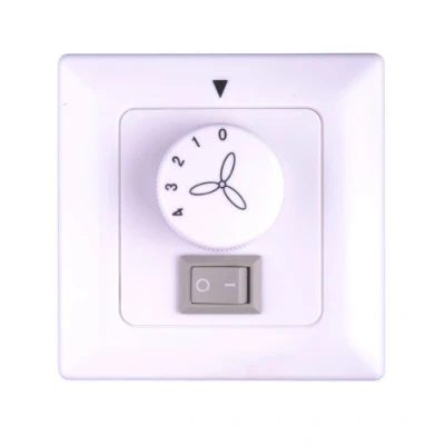 Image of Pepeo Wall Control for Ceiling Fans with Light Surface mounted, Colour White