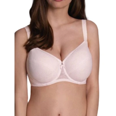 Image of Rosa Faia Fleur 5653 279 Women&#039;s Blush Pink Lace Non Padded Underwired Full Cup Bra 36G