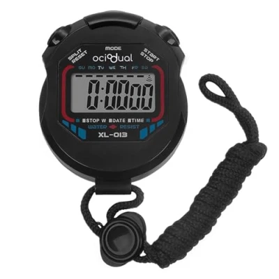 Image of OcioDual XL 013 Multifunction Digital Hand Stopwatch Sport Running Watch Black Alarm LCD Display