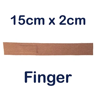 Image of 500 X STEROPLAST STEROFLEX Genuine Flexible Stretch Fabric First AID Wound PLASTERS Finger Extension 15CM 2CM