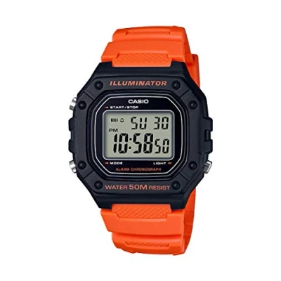 Image of Casio Men Digital Quartz Watch with Resin Strap W 218H 4B2VDF