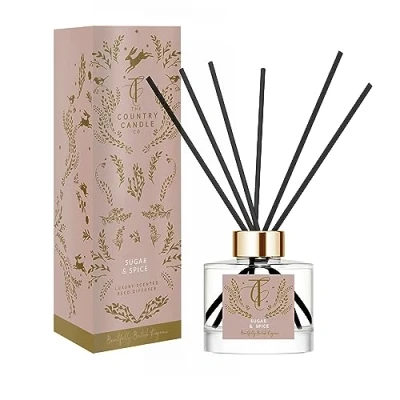Image of The Country Candle Co. Woodland Range Reed Diffuser Sugar &amp; Spice