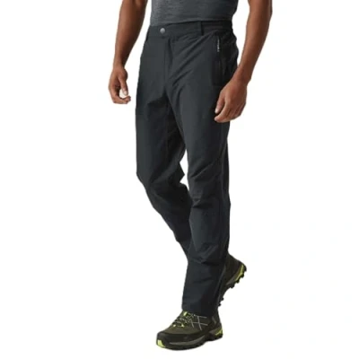 Image of Regatta Men&#039;s Water repellent Highton II Walking Trousers Black, Size: 33 S