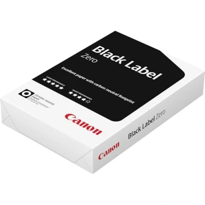 Image of Canon WOP211 Black Label Zero 80 A4 Printer Paper 500 Sheets for FSC Office Printing