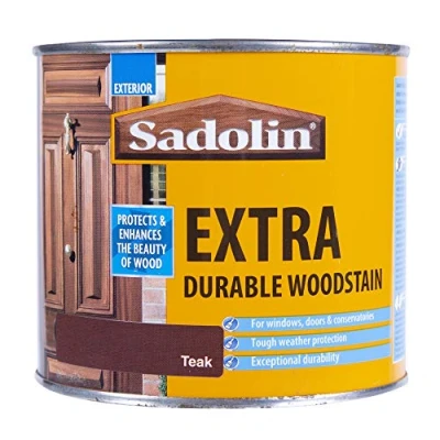 Image of Sadolin Extra Durable Woodstain Teak 0.5 L