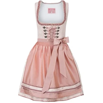 Image of Stockerpoint Women&#039;s Dirndl Sally Special Occasion Dress, Rose, UK 4