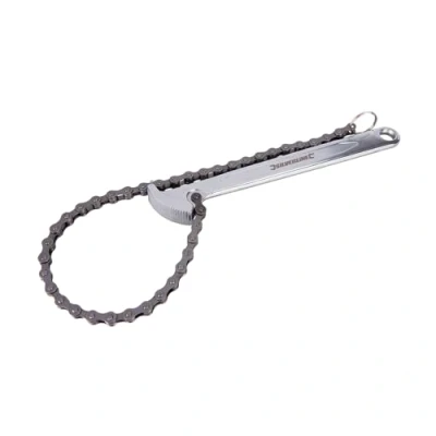 Image of Silverline Oil Filter Chain Wrench 150mm