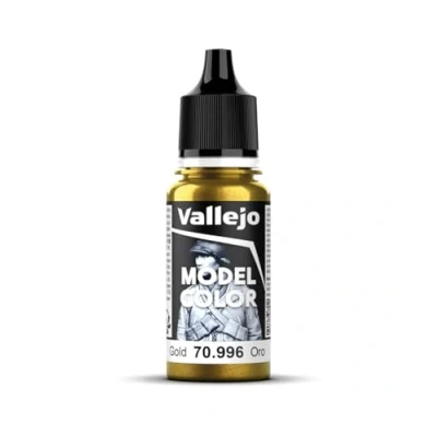 Image of Vallejo Model Color 17 ml Acrylic Paint Metallic Gold