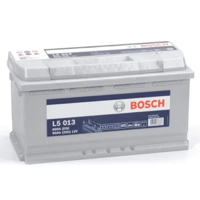 Image of 0045413401, A0045413401 Starter battery BOSCH 0 092 L50 130 12V 800A B13 Lead acid BMW: 3 Saloon, Coupe, 5 Saloon