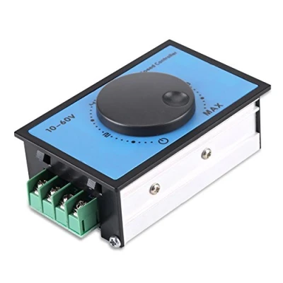 Image of DC 10 60V MAX 20A PWM Motor Speed Controller Regulator Driver Governor Stepless Variable Rotary Switches 12V 24V 36V 48V Pulse Width Modulator