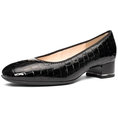 Image of ARA Women&#039;s Graz 1211838 Closed Toe Pumps, Black (Schwarz 26), 3 UK