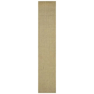 Image of vidaXL Rug Natural Sisal 66x350 cm Green