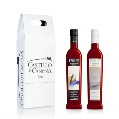 Image of Castillo de Canena First Day of Harvest Extra Virgin Olive Oil Gift Box 2 Bottles (500 ml)