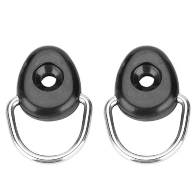 Image of Kayak D Ring, 6Pcs Canoe Buckle Tie Down Loop Safety Deck Fitting Accessory Parts replacement for Boat Fishing Rigging Bungee Accessories