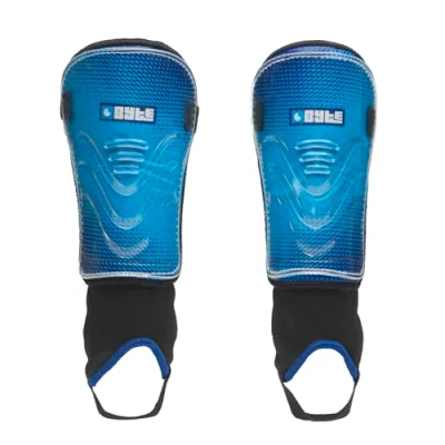 Image of Byte MX JUNIOR HOCKEY SHINGUARDS BLUE (LARGE)