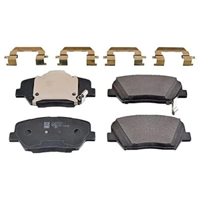 Image of 581011UA50, 581014ZA00, 58101A4A17 Brake pad set BLUE PRINT ADG042187 KIA: SORENTO 2, CARENS 4