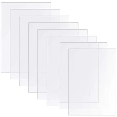 Image of Perspex Acrylic Sheet Cut To Size Clear Panel Laser Plastic Extrude 2mm 400mm x