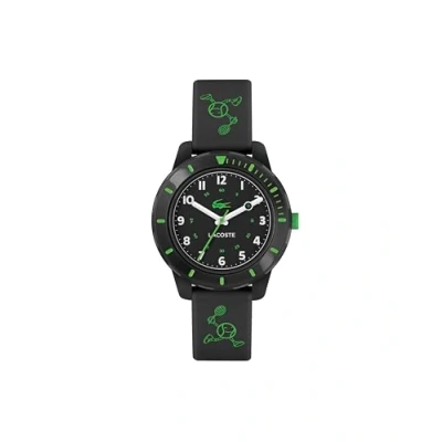 Image of Lacoste Analogue Quartz Watch for Kids Mini Tennis Collection with Black Silicone Bracelet 2030061