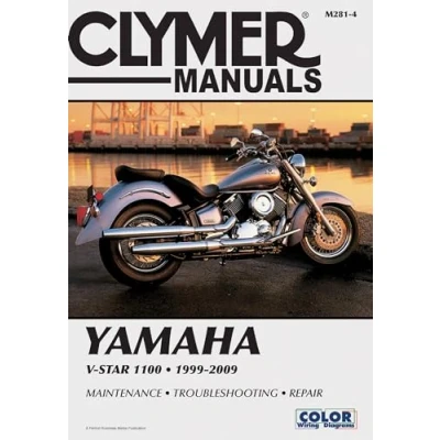 Image of Yamaha V Star 1100 Series Motorcycle (99 09) Service Repair Manual (Paperback)