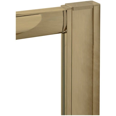 Image of nuie PEK185BB Rene Shower Profile Extension Kit, 1850mm, Brushed Brass