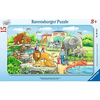 Image of Ravensburger 06116 7 &quot;Trip To The Zoo Puzzle