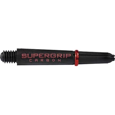 Image of Harrows Supergrip Carbon Shafts 1 set (3) (Short, Black/Red)
