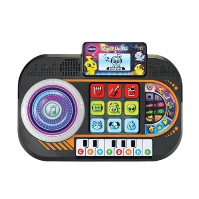 Image of VTech Mix It Up DJ, DJ Mixer Toy for Kids, Lights and Sound Effects, 25 Interactive Buttons, Educational Toy, Kids Ages 3, 4, 5 Years, English Version