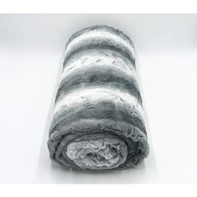 Image of Lex&#039;s Linens Opulence Premium Faux Fur Throws (Arctic Fox, 130 x 180 cm)