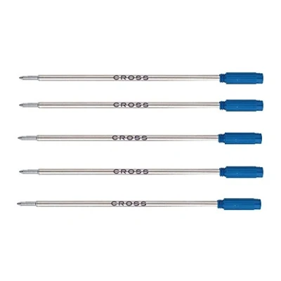 Image of Cross Medium Ballpoint Pen Refill Blue (Pack of 5)