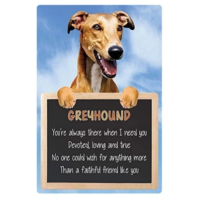 Image of Faithful Friends GREYHOUND 3D SIGN