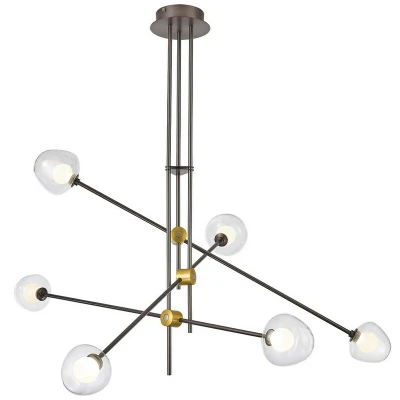 Image of Romily Modern led Hanging Pendant Coffee, Warm White 3000K 1800lm Italux