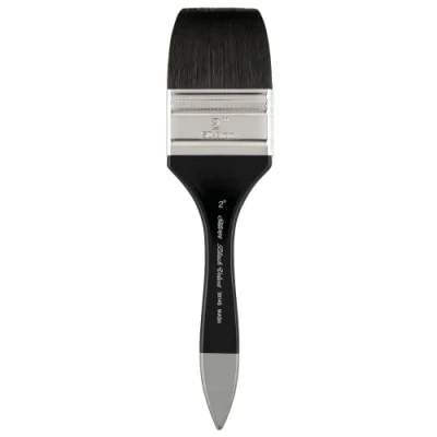 Image of Silver Brush Limited 3014S2 Wide Wash Blender for Watercolour, Size 2 Inch, Short Handle