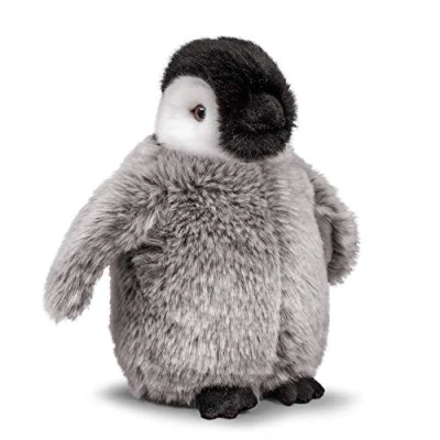 Image of Animigos World of Nature 24cm Plush Emperor Penguin Chick Soft Toy