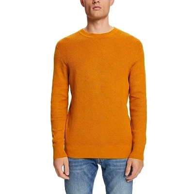 Image of ESPRIT Men&#039;s 993ee2i307 Sweater, 710/Honey Yellow, S