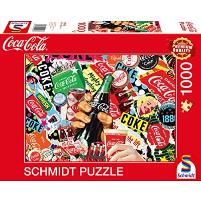 Image of Schmidt Coca Cola: Montage (1000 pieces) Jigsaw Puzzle Ages 12+