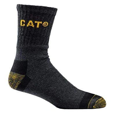 Image of Caterpillar CAT Workwear Mens Premium 3 Pack Pair Work Socks, 6 11