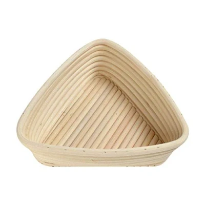 Image of Suneast Banneton Proofing Basket for Bread and Dough, Triangle Brotform Sourdough Proving Basket, Natural Rising Rattan Bowl Home Artisan Bakers Baking 23 * 8cm