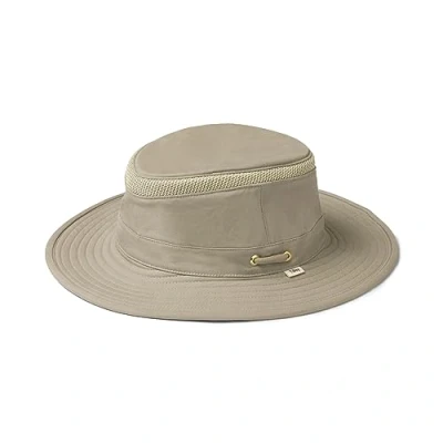Image of Tilley Men&#039;s Airflo Organic Hat, KHAKI OLIVE, 7 1 2 UK