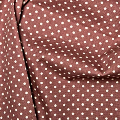 Image of 100% Cotton 3mm Polka Dot * Rose &amp; Hubble Superior Poplin Fabric in 40 Colours (DEEP Rose) (Half METRE)