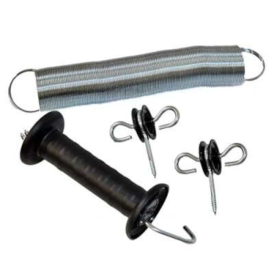 Image of Doblit Gate Break Kit 5 Metre Electrifible Spring with Insulated Handle and 2xGate Anchor Safe &amp; Easy Gateway Access for Electric Fencing