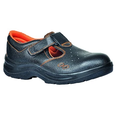 Image of Portwest Steelite Ultra Safety Sandal S1P, Size: 38, Colour: Black, FW86BKR38